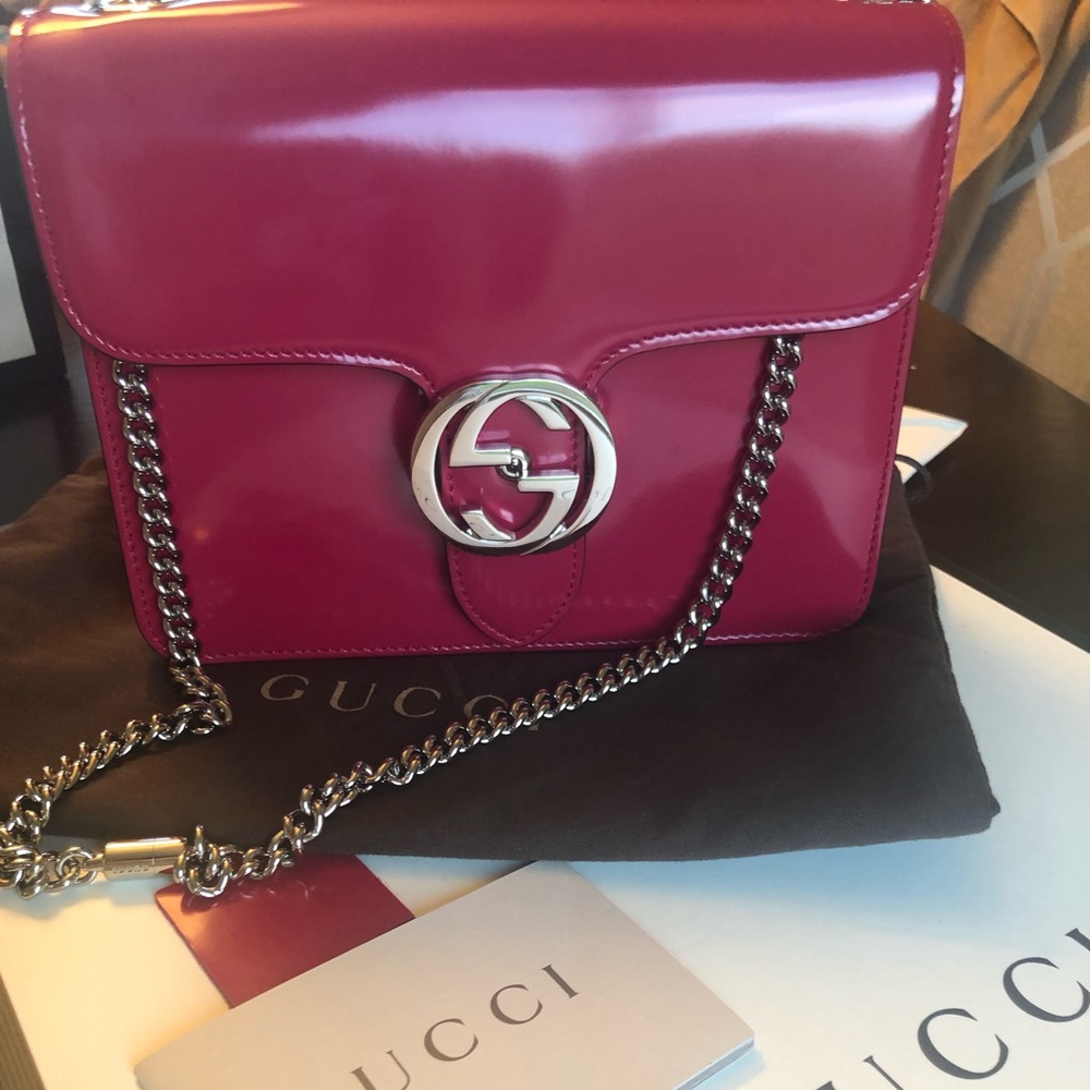 Gucci interlocking leather bag